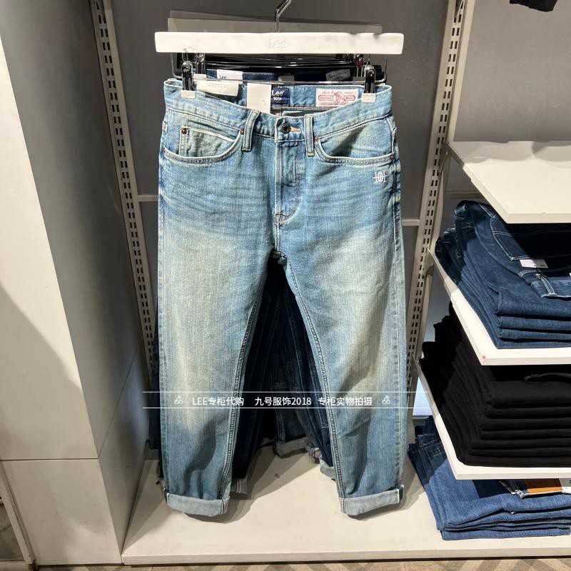 lee拉链长裤水洗春季牛仔裤