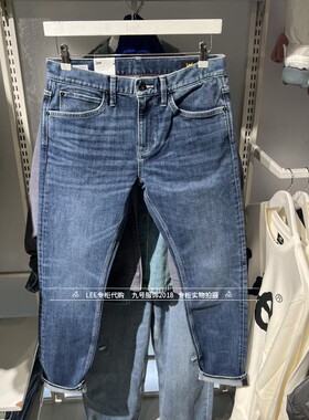 Lee正品2024冬男士705暖岩恒温直脚牛仔裤LMB2467055FF00F-A06121