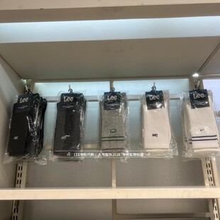 LMA010461207819 Lee正品 运动中筒袜子 男女同款 A08522 2025新款