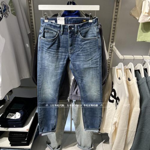Lee拉链长裤水洗秋冬牛仔裤