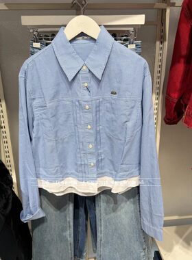 Lee翻领女士格子纯棉衬衫