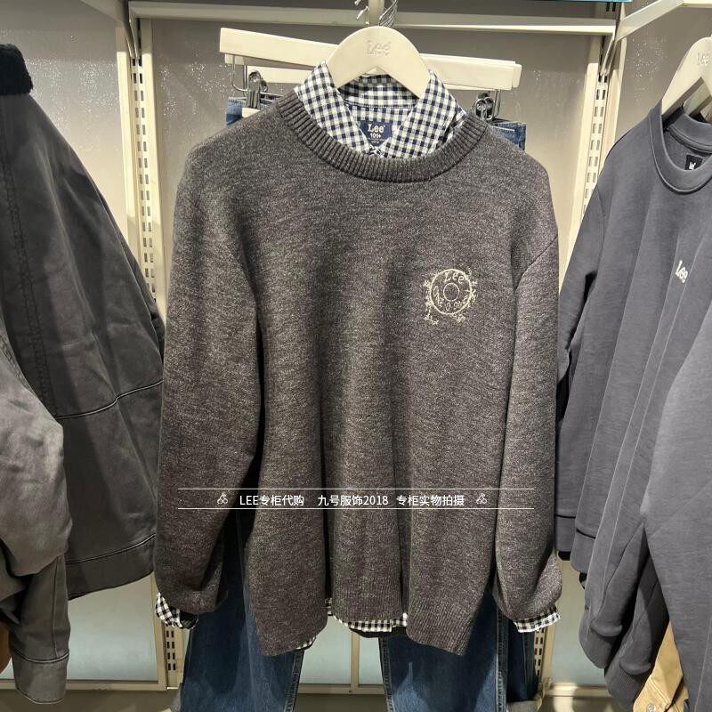 Lee正品 2025秋冬款男士101+休闲针织毛衣LMT011019209289-K11000