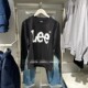 圆领LOGO印花棉卫衣LMT006571201764 Lee正品 2024秋冬男士 K11000