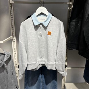 卫衣LWT012102207728 女士皮logo翻领长袖 A09348 2026春款 Lee正品