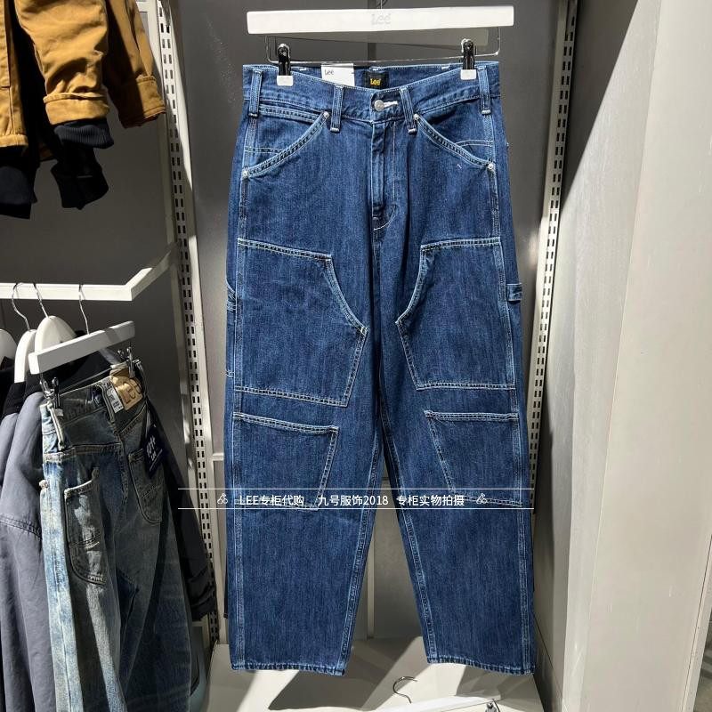 Lee正品 2026款男士工装风宽松阔腿牛仔裤LMB011372210849-A09948