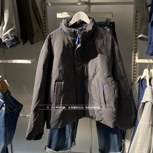 Lee正品 2025秋冬男士灰色立领羽绒服外套LMT011310209271-A09131