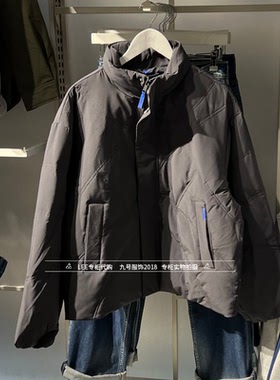 Lee正品 2025秋冬男士灰色立领羽绒服外套LMT011310209271-A09131