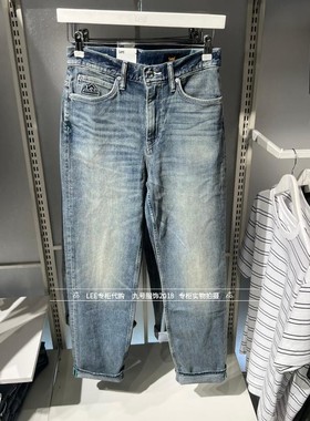 Lee正品2025款男士753精玉透凉直筒牛仔裤LMB2567536US00F-A09184