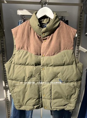 Lee正品 2025秋冬款男士101+拼接羽绒马甲LMT011014209244-A09130