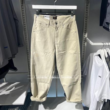 Lee正品2025秋款男士761宽松卡其阔牛仔裤LMB256761209287-A09124