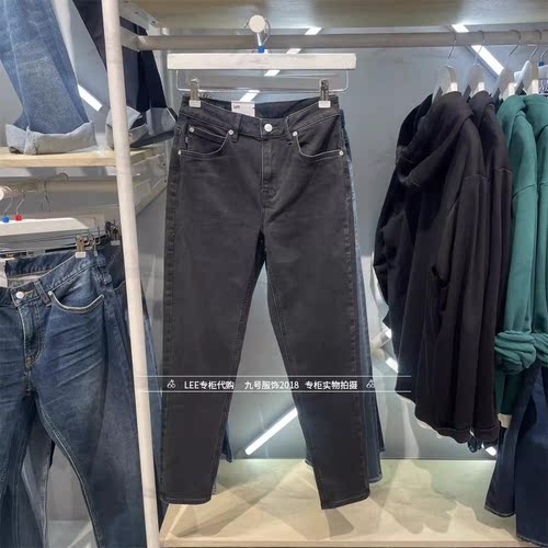 宽松小脚长裤常规牛仔棉春秋