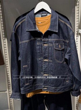 Lee正品 2026款男士翻领原色牛仔夹克外套LMT012638211053-898L00