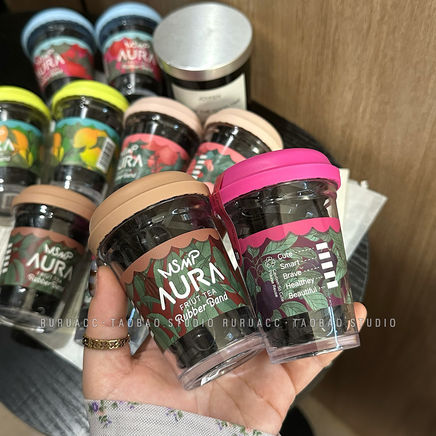 基础打底款黑色高弹力小皮筋头绳