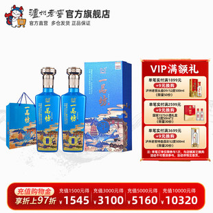 泸州老窖 2瓶浓香型白酒 一品坊陈之尊52度500ml