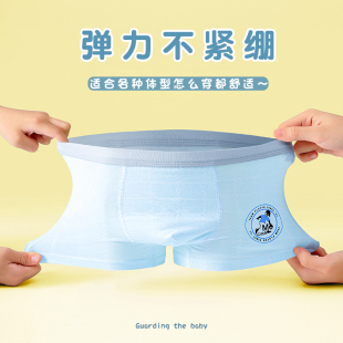 头小孩儿童平角裤 青少年裤 中大童四角学生短裤 男童纯棉内裤