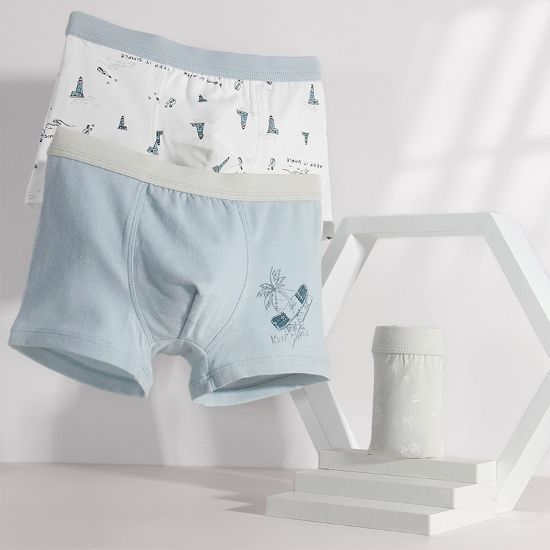 青少年纯棉男童平角裤儿童学生短裤12岁中大童裤头15岁四角内裤,童装/婴儿装/亲子装,内裤,淘宝优惠券,粉丝福利购,淘宝优惠卷