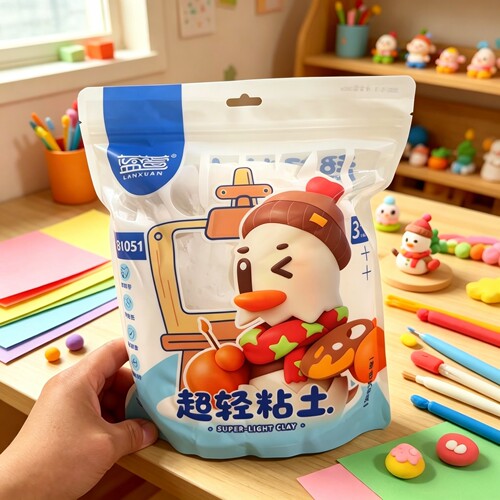 蓝萱超轻粘土大包装白色粘土