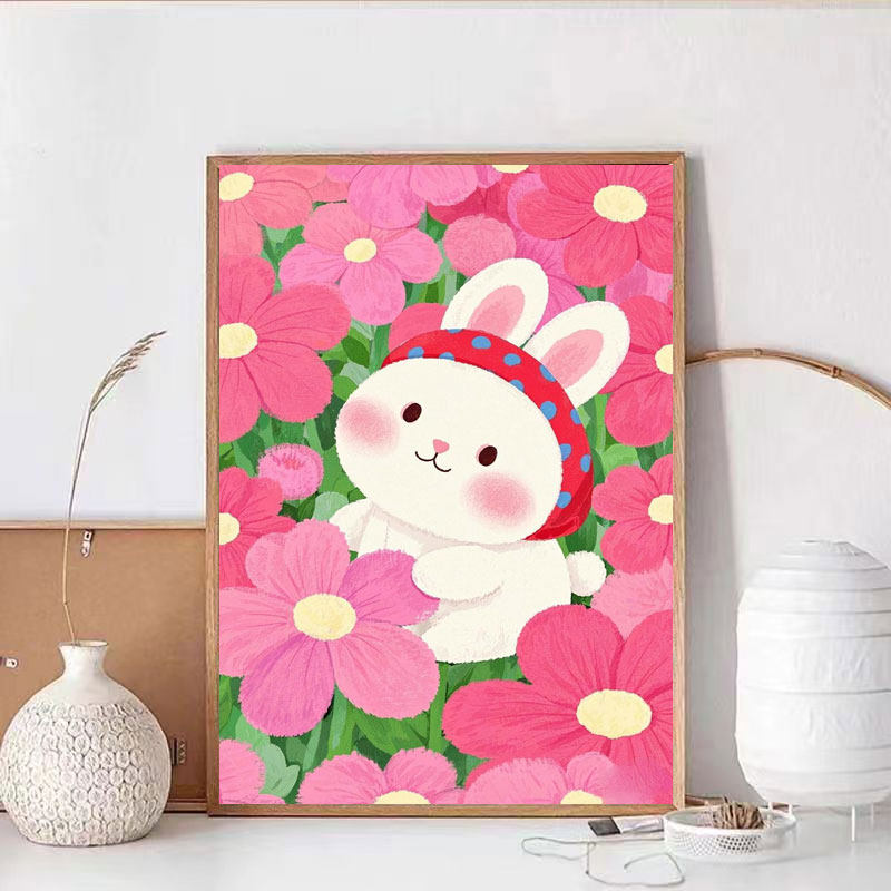 卡通儿童钻石贴画2025新款满钻点贴钻十字绣客厅卧室简约手工贴钻,居家布艺,钻石绣,淘宝优惠券,粉丝福利购,淘宝优惠卷