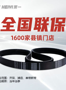 黑一齿形带 国丰22款茎穗兼收3/4行切碎器带 2SC3112Le（2条）