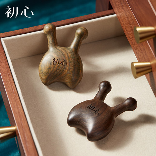 初心檀木鼻刮器眼部小蜗牛按摩器