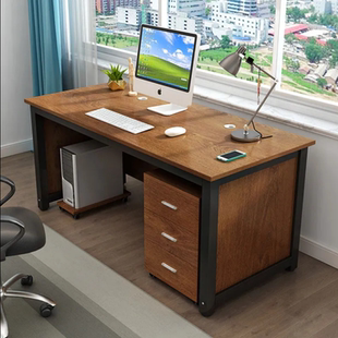 职员办公桌子单人电脑桌台式桌老板桌培训桌简约现代办公家具桌子