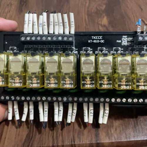 议价TKECE KT-R10-DC继电器模块 10路继电器组 配