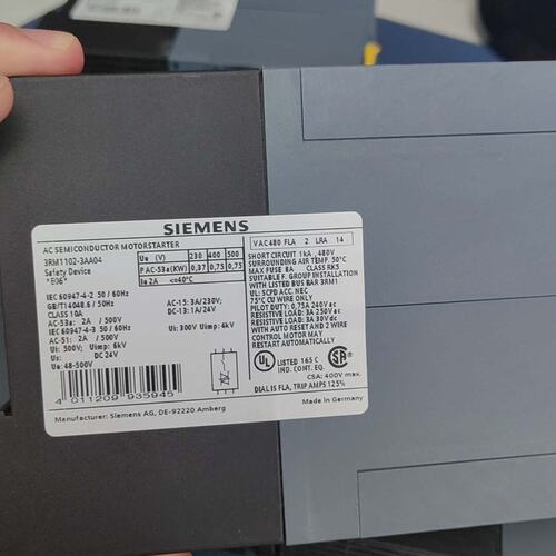 议价电动机起动器3RM1102-3AA043RM1101-3AA043RM1103-3AA04