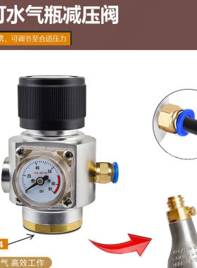 苏打水CO2快插内螺纹减压阀
