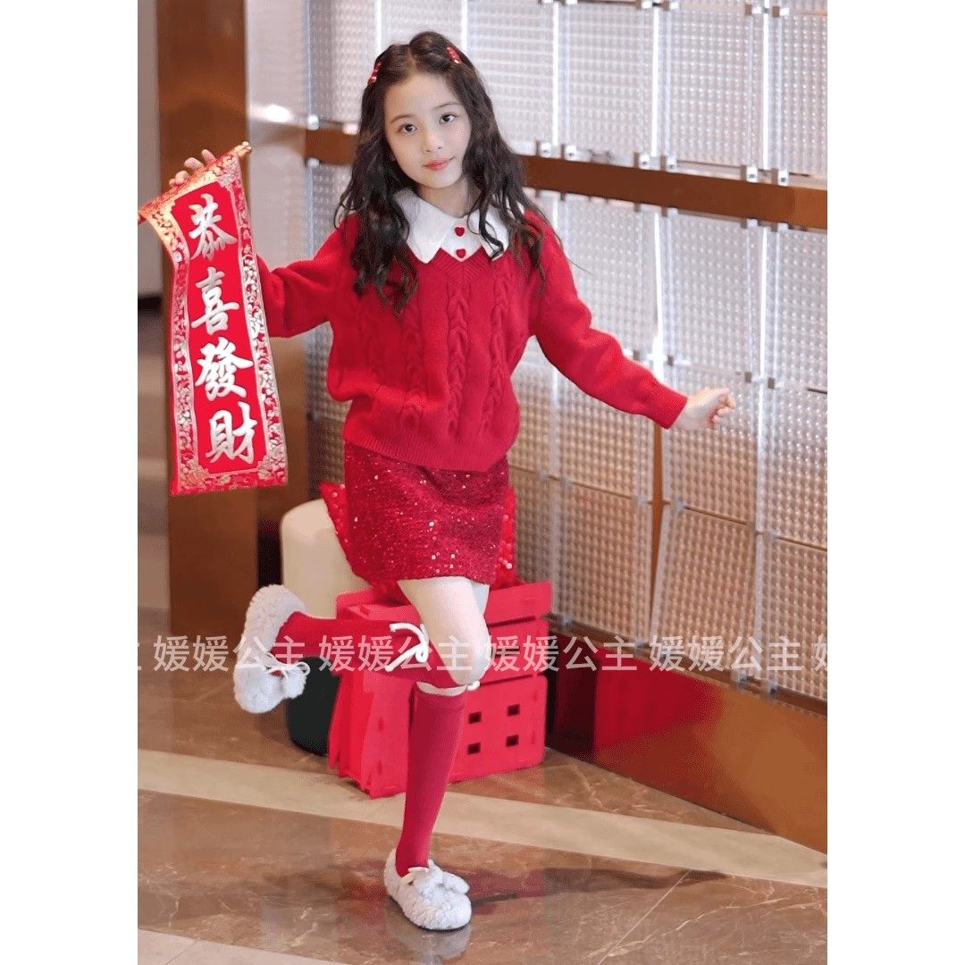 媛媛公主女童毛衣冬季童