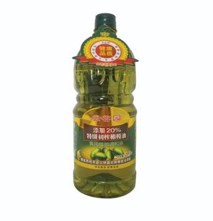 云谷园添加20%初榨橄榄油食用植物调和油1.5L西班牙橄榄油