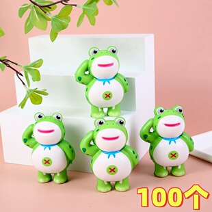 创意敬礼慢回弹青蛙公仔解压玩具发泄玩偶小学生解压捏捏乐小奖品