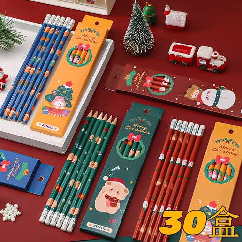 圣诞铅笔盒装幼儿园圣诞节礼物