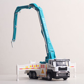 儿童水泥泵车玩具男孩搅拌车升降传送模型工程车玩具车宝宝小汽车