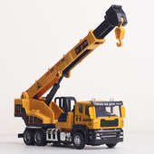 儿童车载起重机玩具车男孩惯性小吊车工程车宝宝小汽车玩具耐玩