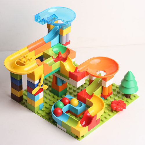 费乐滚珠滑道大颗粒积木