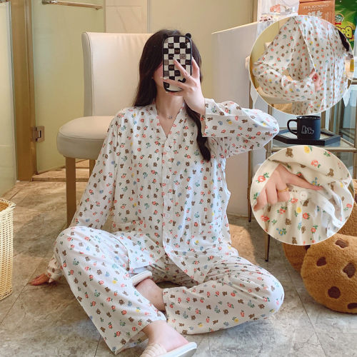 人造棉夏季薄款透气月子服