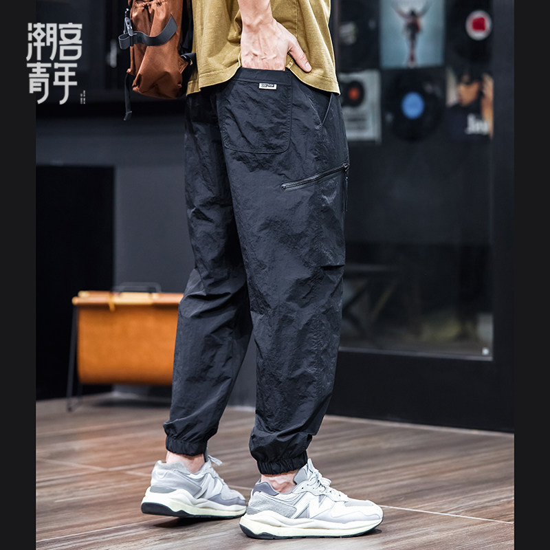 束脚裤宽松大码工装休闲裤男长裤图片