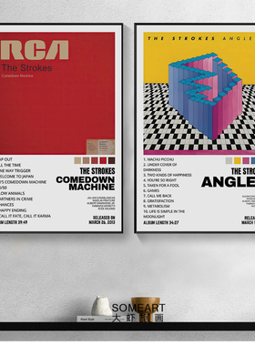 The Strokes乐队专辑封面音乐爱好者收藏品海报家居装饰墙面挂画