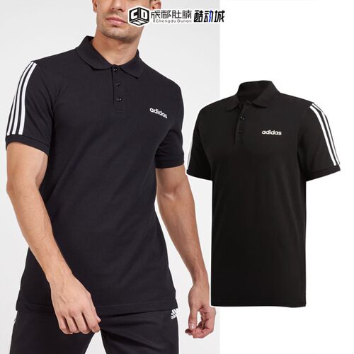 Adidas男子POLO衫T恤短袖透气翻领休闲时尚网球系列EJ0927 IP3979