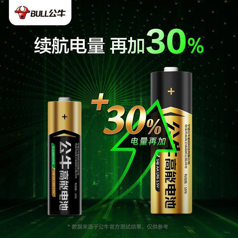 公牛碱性5号7号耐用电池图片