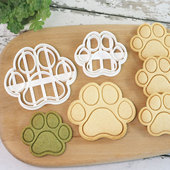 狗爪饼干模具卡通猫爪狗狗零食宠物饼干翻糖烘焙模具曲奇切模工具