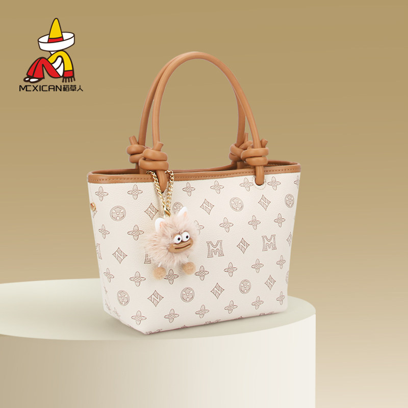 稻草人女包包女式2025新款斜挎包女大容量高级感老花手提菜篮子包,箱包皮具/热销女包/男包,通用款女包,淘宝优惠券,粉丝福利购,淘宝优惠卷