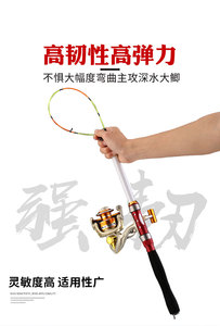 超轻全套岸抛阀杆小矶竿