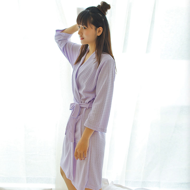 summer Thin section robe Waffle Bathrobe men and women hotel Beauty Dedicated water uptake bathrobe pajamas Home Furnishingsin the Lingerie/Men's underwear/Tracksuit , Nightwear/Bathrobes  category - from Buy2taobao.com to provide professional Taobao agent buy service