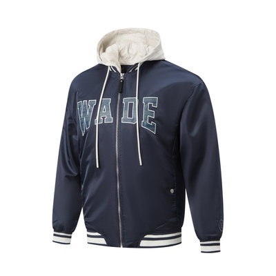 李宁冬季男子户外时尚宽松短棉服