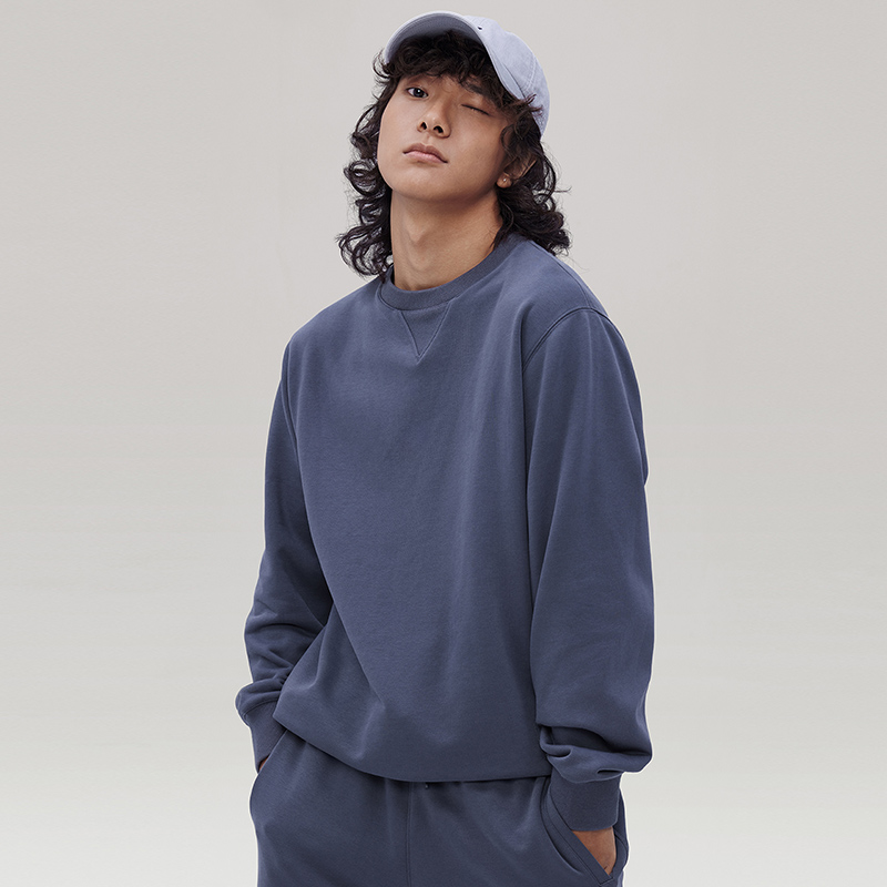 李宁中国色系列卫衣男女同款圆领