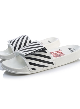 中国李宁2024新品魔术贴男女同款凉鞋外穿拖鞋沙滩鞋AGAP001