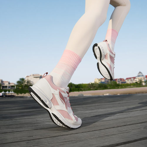 李宁女子跑步鞋防滑缓震防滑透气