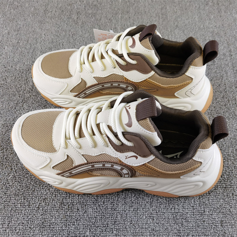 贵人鸟男鞋2025春秋季新款低帮网面透气轻便运动休闲跑步鞋老爹鞋