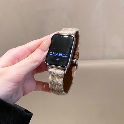 秋冬毛绒适用红米Watch5/4手表带小米手环9pro8pro华为FIT43表带